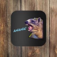 Mama Funny Hyrax Screaming Mom Hyrax Meme Animal Coaster