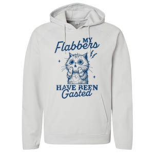 My Flabbers Have Been Gasted Distressed Performance Fleece Hoodie