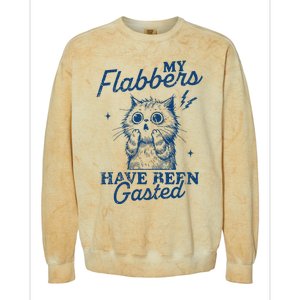 My Flabbers Have Been Gasted Distressed Colorblast Crewneck Sweatshirt