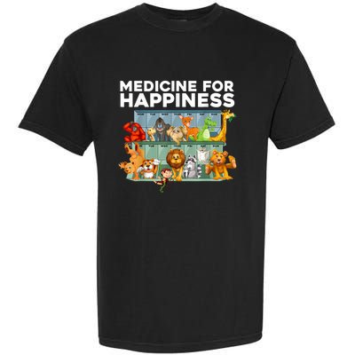 Medicine For Happiness Wildlife Animal Rescue Zoo Animal Garment-Dyed Heavyweight T-Shirt