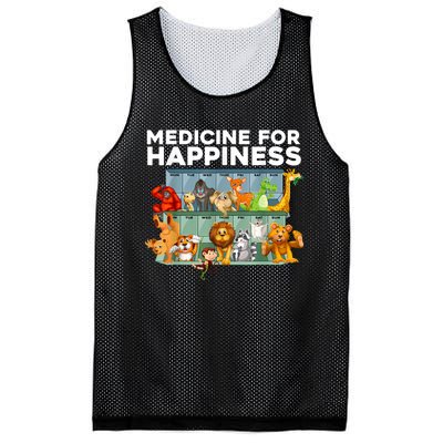 Medicine For Happiness Wildlife Animal Rescue Zoo Animal Mesh Reversible Basketball Jersey Tank