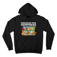 Medicine For Happiness Wildlife Animal Rescue Zoo Animal Tall Hoodie