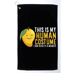 Mango Fruit Halloween Mango Human Costume Im Really A Mango Gift Platinum Collection Golf Towel