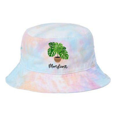 Monstera Flora Houseplant Gardener Plant Lover Tie Dye Newport Bucket Hat