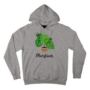 Monstera Flora Houseplant Gardener Plant Lover Tall Hoodie