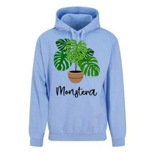 Monstera Flora Houseplant Gardener Plant Lover Unisex Surf Hoodie