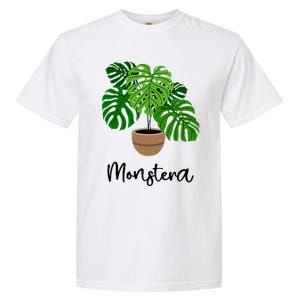 Monstera Flora Houseplant Gardener Plant Lover Garment-Dyed Heavyweight T-Shirt