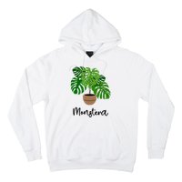 Monstera Flora Houseplant Gardener Plant Lover Hoodie