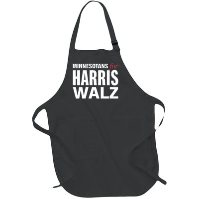 Minnesotans For Harris Walz Full-Length Apron With Pockets