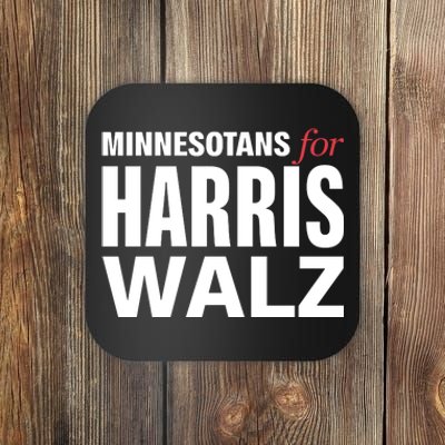 Minnesotans For Harris Walz Coaster