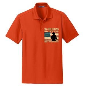 My Friend Has Your Back Proud Army Friend Lover Funny Gift Great Gift Dry Zone Grid Polo