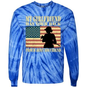 My Friend Has Your Back Proud Army Friend Lover Funny Gift Great Gift Tie-Dye Long Sleeve Shirt