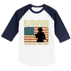 My Friend Has Your Back Proud Army Friend Lover Funny Gift Great Gift Baseball Sleeve Shirt