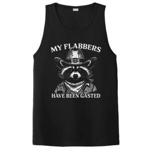 My Flabbers Have Been Gasted Funny Raccoon Cowboy PosiCharge Competitor Tank