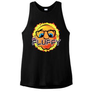 Mr Fluffy Head Ladies PosiCharge Tri-Blend Wicking Tank