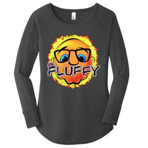 Mr Fluffy Head Women's Perfect Tri Tunic Long Sleeve Shirt