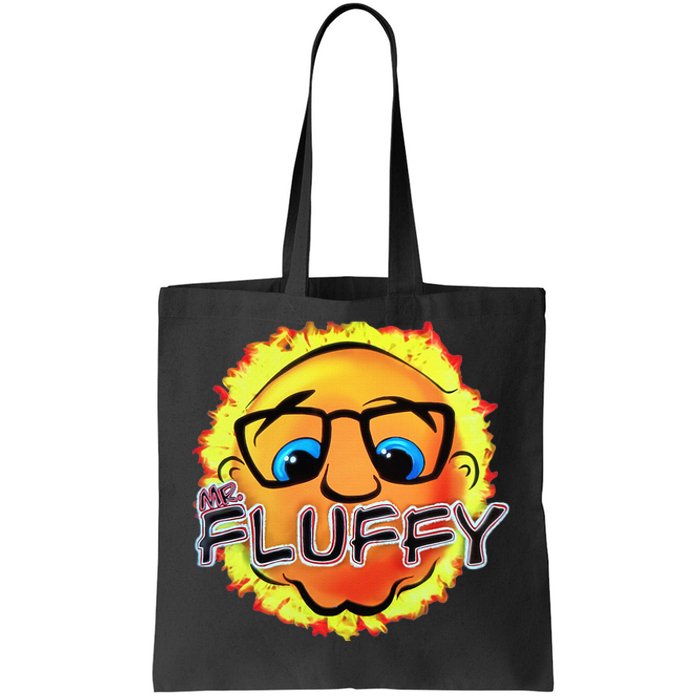 Mr Fluffy Head Tote Bag