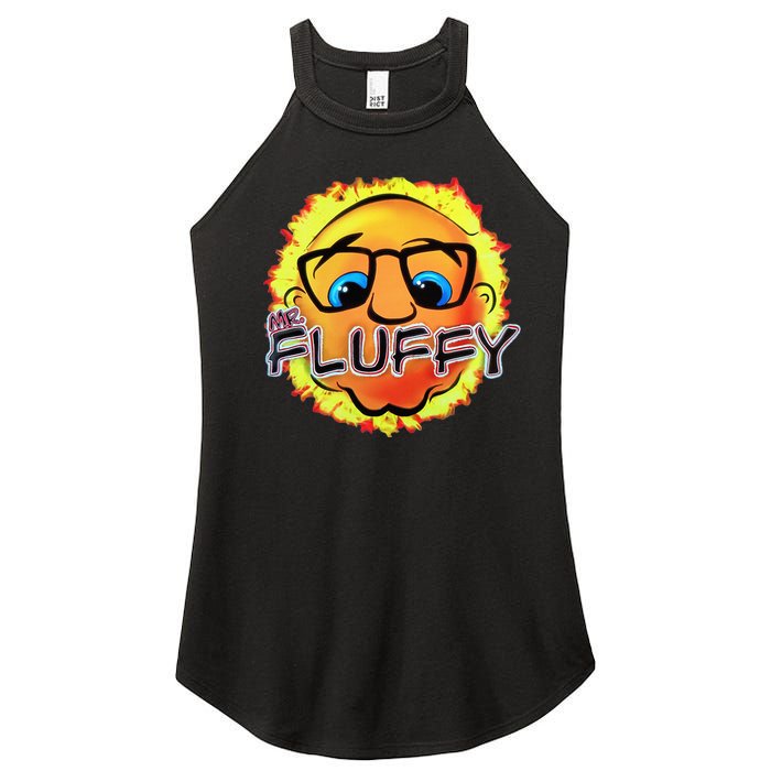 Mr Fluffy Head Women's Perfect Tri Rocker Tank