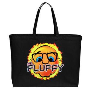 Mr Fluffy Head Cotton Canvas Jumbo Tote