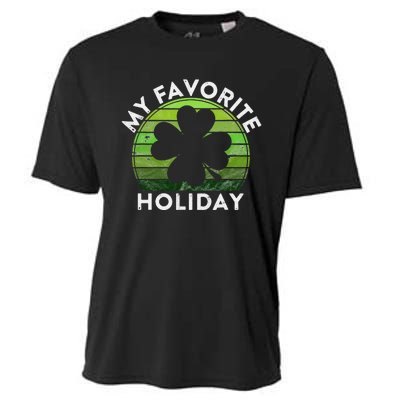 My Favorite Holiday Sunset Luck Irish St Patrick's Day Cooling Performance Crew T-Shirt