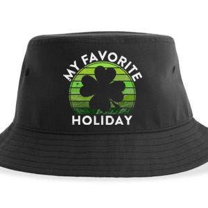 My Favorite Holiday Sunset Luck Irish St Patrick's Day Sustainable Bucket Hat