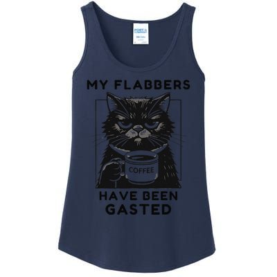 My Flabbers Have Been Gasted Distressed Retro Funny Cat Ladies Essential Tank