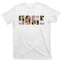 Maryland Flag Home Love Family Vintage Fade T-Shirt