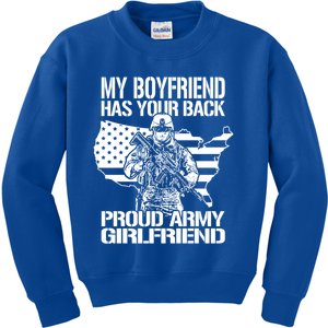 My Friend Has Your Back Military Proud Army Friend Gift Kids Sweatshirt