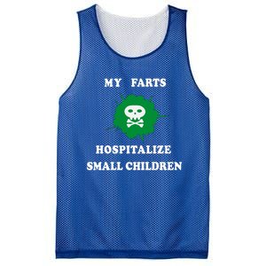 My Farts Hospitalize Small Funny Satire Dad Joke Meaningful Gift Mesh Reversible Basketball Jersey Tank