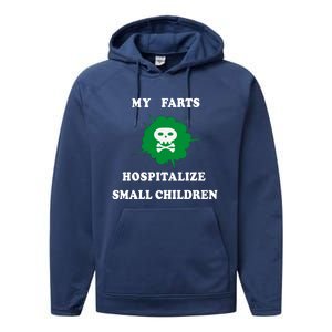 My Farts Hospitalize Small Funny Satire Dad Joke Meaningful Gift Performance Fleece Hoodie