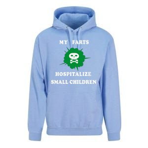 My Farts Hospitalize Small Funny Satire Dad Joke Meaningful Gift Unisex Surf Hoodie