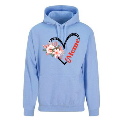 Meme Flower Heart Unisex Surf Hoodie