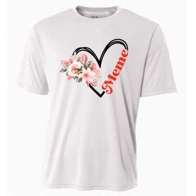 Meme Flower Heart Cooling Performance Crew T-Shirt