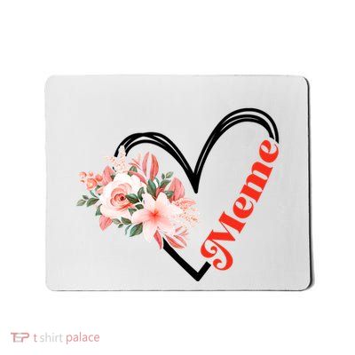 Meme Flower Heart Mousepad