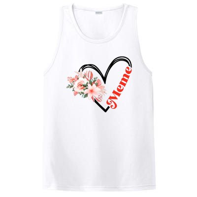 Meme Flower Heart PosiCharge Competitor Tank