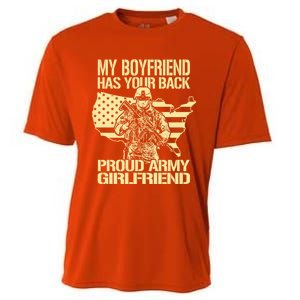 My Friend Has Your Back Military Proud Army Friend Gift Cooling Performance Crew T-Shirt