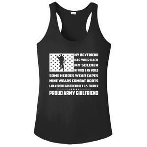 My Friend Has Your Back My Soldier Proud Army Friend Funny Gift Ladies PosiCharge Competitor Racerback Tank