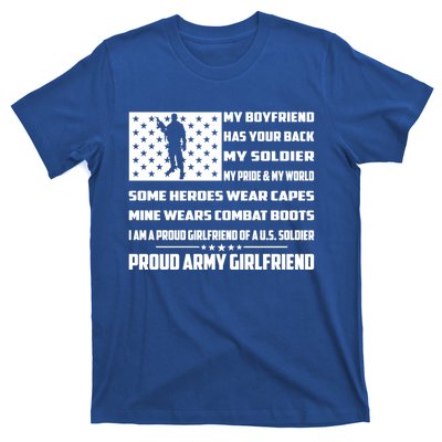 My Friend Has Your Back My Soldier Proud Army Friend Funny Gift T-Shirt