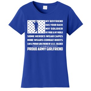 My Friend Has Your Back My Soldier Proud Army Friend Funny Gift Women's T-Shirt