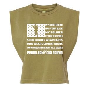 My Friend Has Your Back My Soldier Proud Army Friend Funny Gift Garment-Dyed Women's Muscle Tee