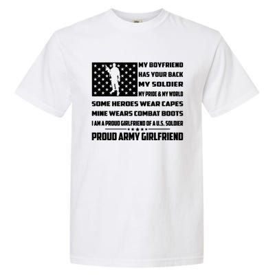 My Friend Has Your Back My Soldier Proud Army Friend Funny Gift Garment-Dyed Heavyweight T-Shirt