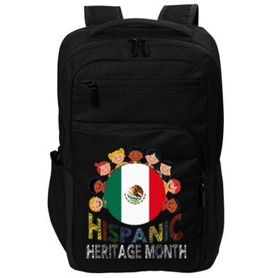 Mexican Flag Hispanic Heritage Mexican Impact Tech Backpack