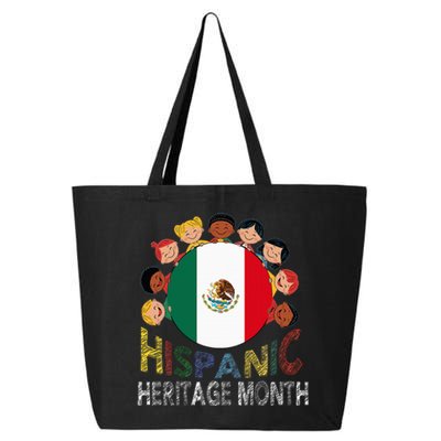 Mexican Flag Hispanic Heritage Mexican 25L Jumbo Tote