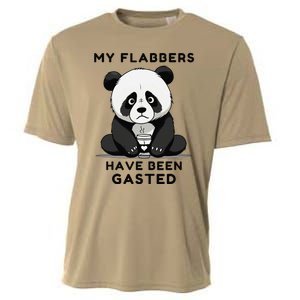 My Flabbers Have Been Gasted Distressed Retro Cute Panda Cooling Performance Crew T-Shirt