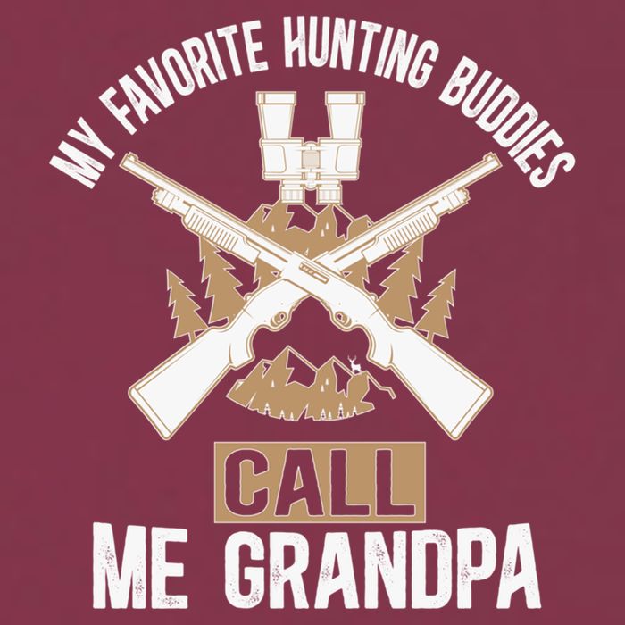 My Favorite Hunting Buddies Call Me Grandpa Hunting Buddy Funny Gift 16oz Travel Tumbler