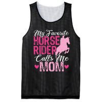 My Favorite Horse Rider Calls Me Mom Horseback Riding Mom Mesh Reversible Basketball Jersey Tank