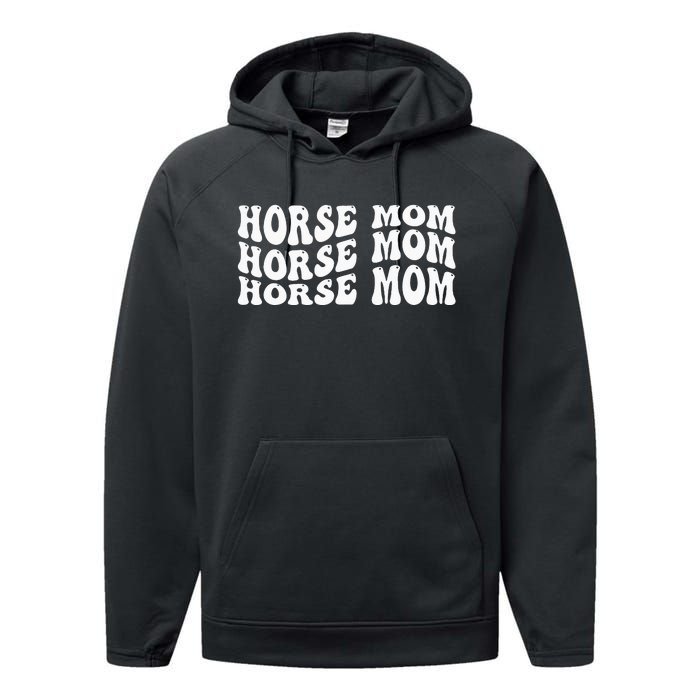 My Favorite Horse Rider Calls Me Mom Horseback Performance Fleece Hoodie