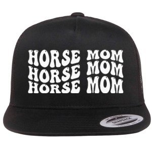 My Favorite Horse Rider Calls Me Mom Horseback Flat Bill Trucker Hat