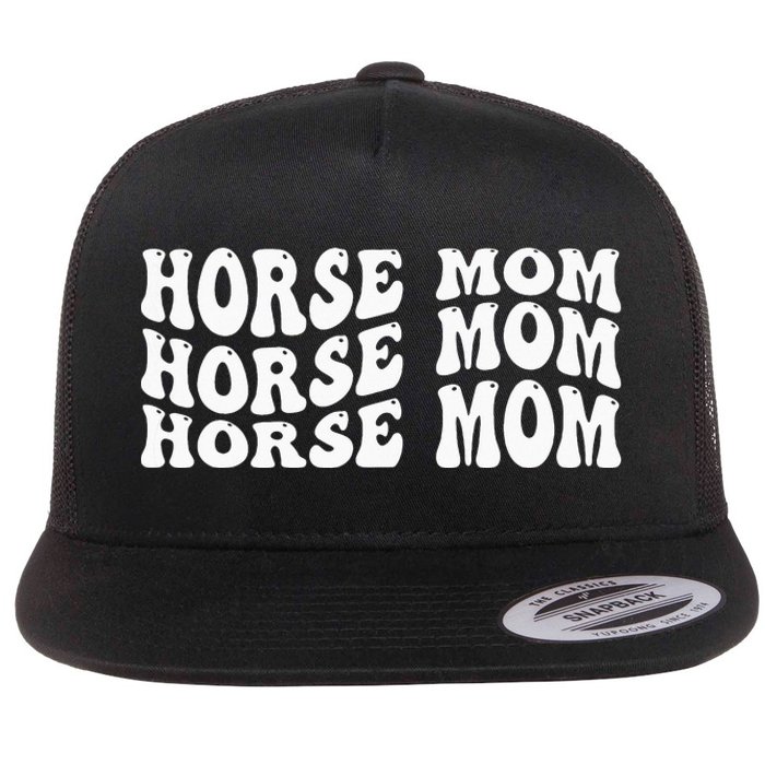 My Favorite Horse Rider Calls Me Mom Horseback Flat Bill Trucker Hat