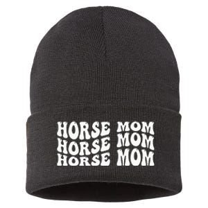 My Favorite Horse Rider Calls Me Mom Horseback Sustainable Knit Beanie